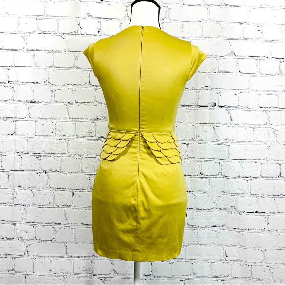 Twelve by Twelve Yellow Peplum Dress - Picture 5 of 6